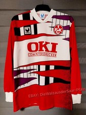 FCK Kaiserslautern Trikot 1991/92 91/92 1991 1992 OKI M L Large Uhlsport Langarm