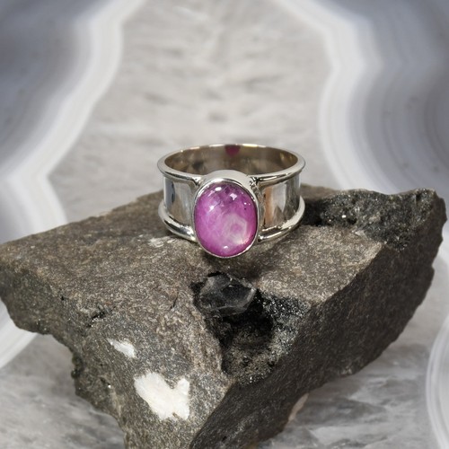 Rubin ring 925er - 925er, silber