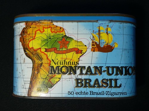 Super antik blech dose montan - blech,
