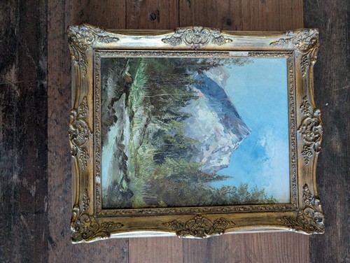 ölgemälde berglandschaft - Ölgemälde,