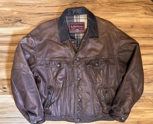 Marlboro classics lederjacke - marlboro,