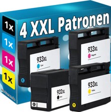 4x TINTE PATRONEN für HP