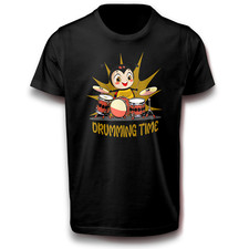 Drumming Time T-Shirt Marienkäfer mit Schlagzeug Musik Shirt für Kinder & Musik