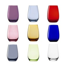 Stölzle Lausitz Auswahl Wassergläser Saftgläser Elements 465ml, 6er Set farbig