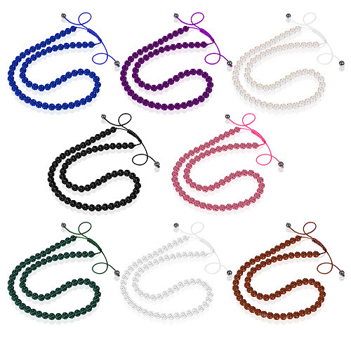 Damen halskette shamballa - damen,