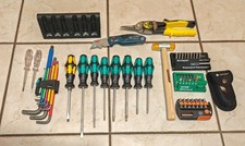 WERA Gedore FEIN STANLEY - Blechschere Schraubendreher Bit Werkzeug Set