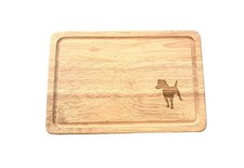 Patterdale Terrier Hund Holz