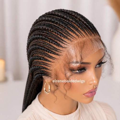 Full lace feed cornrow - full, feed-in
