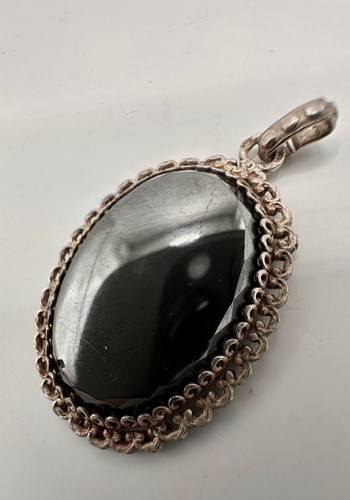 Vintage schwarzer onyx silber - vintage,