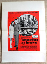 Werberatschlag Constantin-Film Todesschüsse am Broadway mit Poster B4387