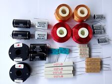 2 Satz extrem hochwertige Bauteile f. 3-WEGE WEICHE 16db/8 Ohm 500W links+rechts