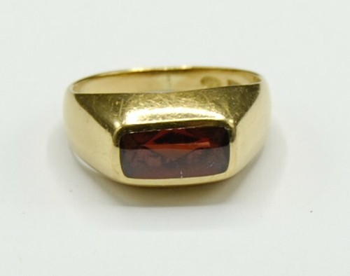 Solitär siegel ring - solitär, klein