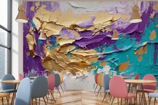 3D Aquarell Kunst Q4860 Tapete