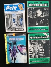 4 Hefte - Pete / Kommissar X /