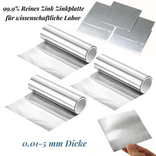 Neu 99,9% Reine Zink Zinkblech