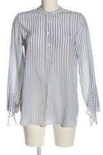 NICE CONNECTION Seidenbluse Damen Bluse Gr. DE 34 weiß-blau-pink Casual-Look