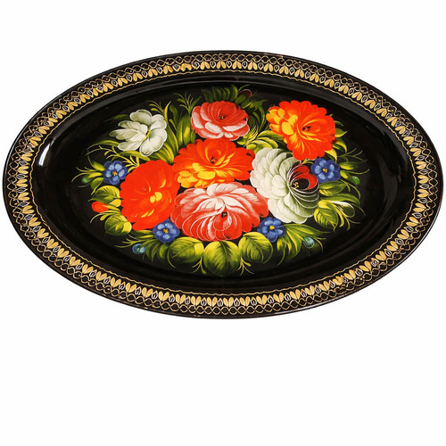 Servierplatte oval 5x15x2 - servierplatte-oval, 24,5x15x2
