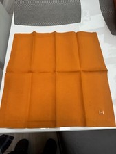 HERMES Orange  100% linen