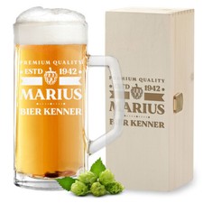 2-TLG Geschenk-Set Bierkrug
