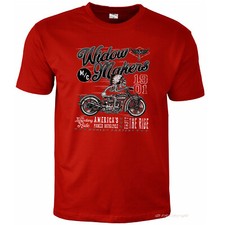 Vintage Biker T-Shirt Motorrad Rocker USA Indianer Motiv Spruch Motto *4088