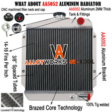 3 Row Tractor Radiator For