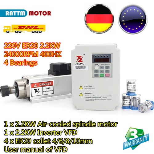 2kw square spindle - 【de】2.2kw,