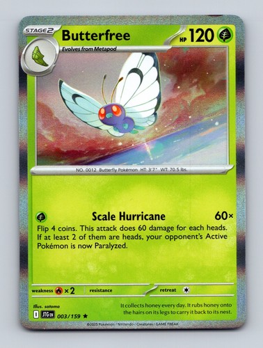 Tcg pokemon karte butterfree - karte,