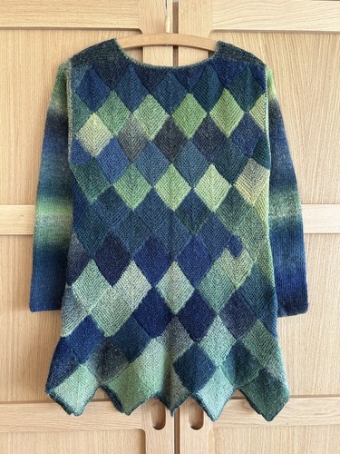 Handgestrickter wollpullover - handgestrickter,