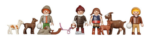 Playmobil heidi figuren zöpfe - figuren,