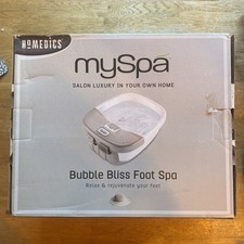 HoMedics My Spa Bubble Bliss Fußbad Brandneu und Originalverpackt.