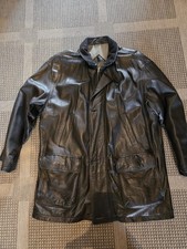 Herren Parka Echtleder Schwarz Gr. 58 XXL – Striwa – hochwertig & klassisch