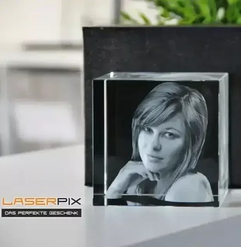 C60 glas lasergravur - glas, 3d