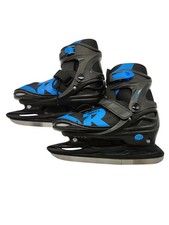 Roces Kinder-Schlittschuhe Jokey Ice 2.0 Boy Verstellbar schwarz-blau 38-41 EU