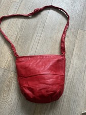 Damen Echtleder Tasche  in rot