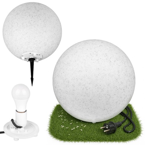 Led kugelleuchte steinoptik - kugelleuchte,