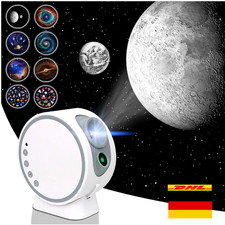 Sternenhimmelprojektor mit 8 HD-Filmscheiben | Nachtlicht mit Schlaf-Timer
