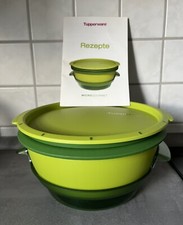 Tupperware 101 Micro Gourmet Dampfgarer für die Mikrowelle Inkl. kl. Rezeptheft