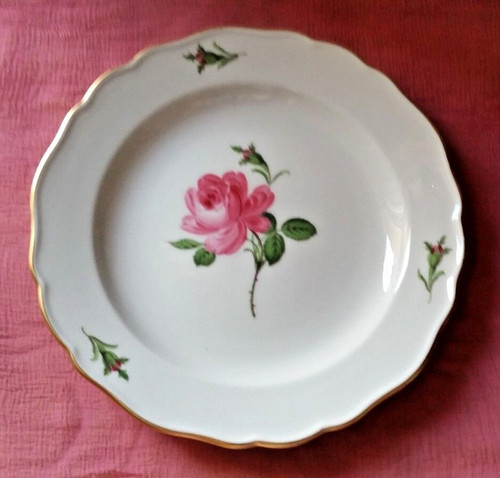 Meissen rote rose - rote,