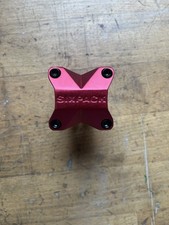 Sixpack 1 1/8 Vorbau Kamikaze rot Länge 35 mm für Lenker 31.8 mm