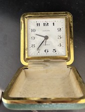 Europa 2.Jewels Reisewecker Klappwecker Vintage Uhr 60-70 Jahre Analog Mechanik