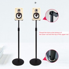 Paar Lautsprecherständer Boxenständer Höhenverstellbar Monitor DJ Speaker Stand