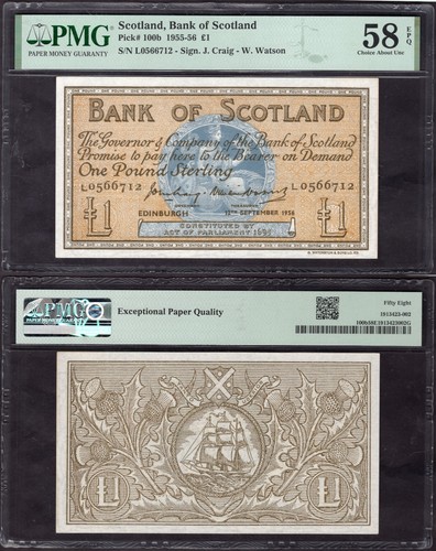 Bank scotland one pound - scotland.,