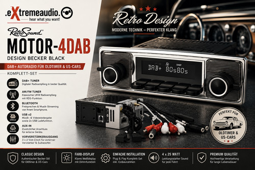 Retrosound motor 4dab - retrosound, design