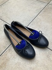 Konstantin Starke Damenballerina Dunkelblau Leder 42