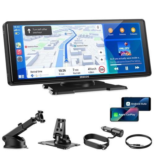 Wireless 4k rearview - 10,2",