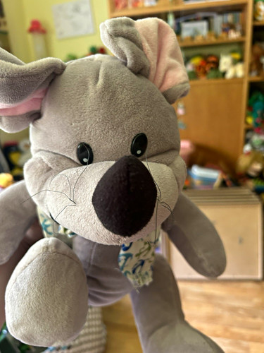 Plüschtier maus stoff - maus, stoff-