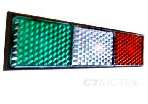 Italienische flagge reflektor - flagge,
