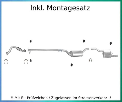 Auspuffanlage für ford focus - für,