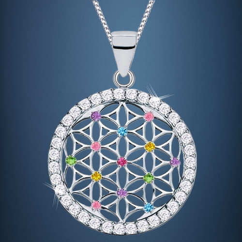 Lebensblume hals kette - lebensblume, hals-kette