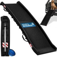 Hunderampe Klappbar Tragegriff Sicherheitsbügel Reflektor Trinknapf CADOCA®